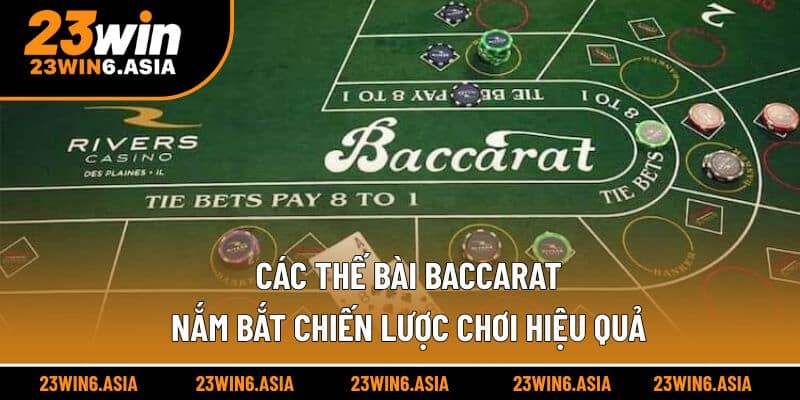Các thế bài Baccarat